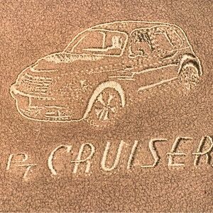 Vintage Y2K Medium Green Long Sleeve PT Cruiser Car Shirt